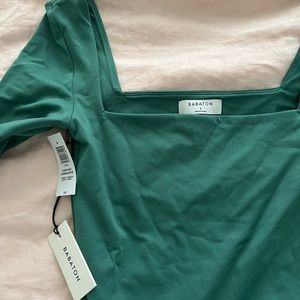 Babaton small square neck bodysuit BNWT